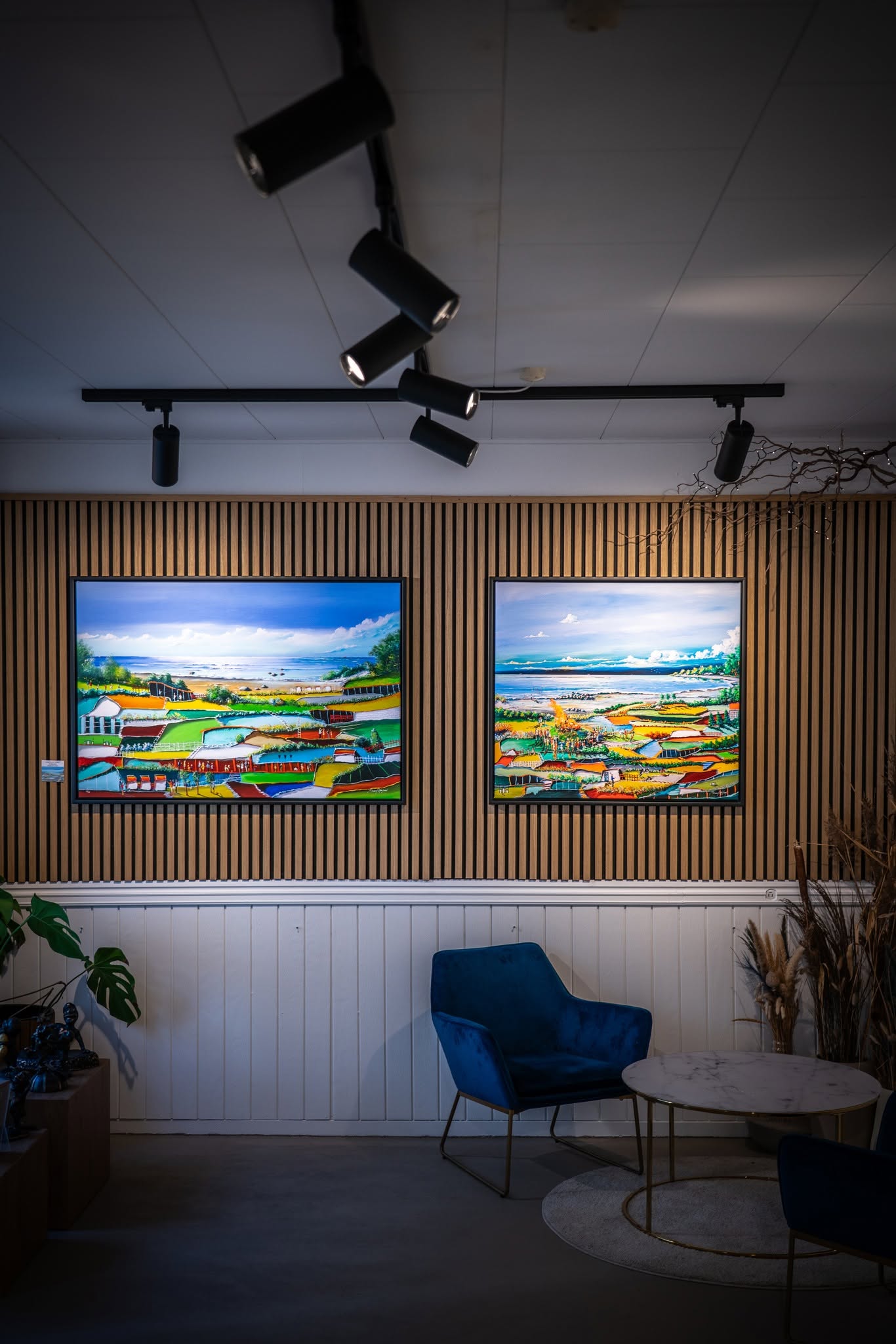 På Æblerov - Steen Karlsen - Kunsttryk på lærred