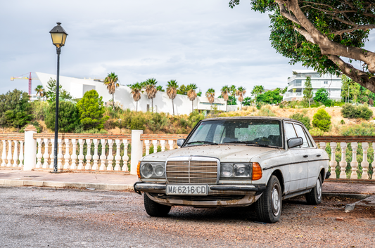Malaga, Fuengirola - Mercedes Benz- Fotokunst plakat