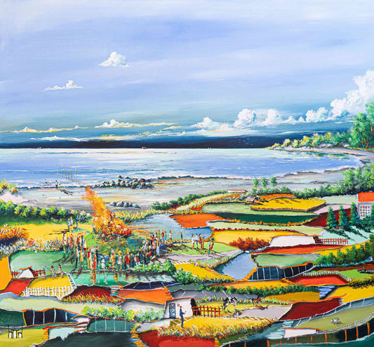 Midsommersangen - Steen Karlsen - Kunsttryk