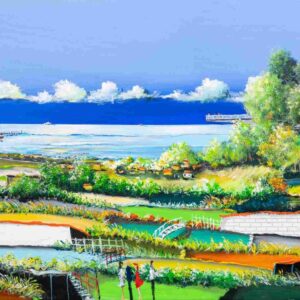 “Frederikshavn 2025” - Kunsttryk på lærred af Steen Karlsen