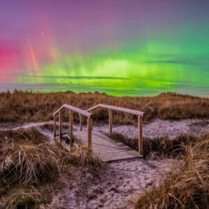 Nordlys, Rugholmene Strandby- Frederik Karlsen