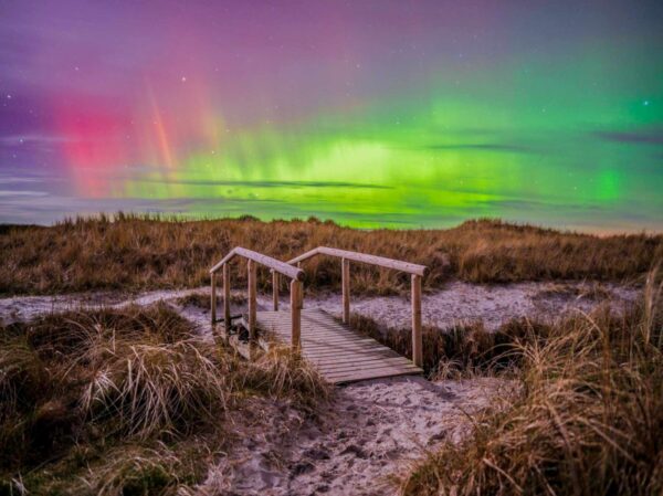 Nordlys, Rugholmene Strandby- Frederik Karlsen